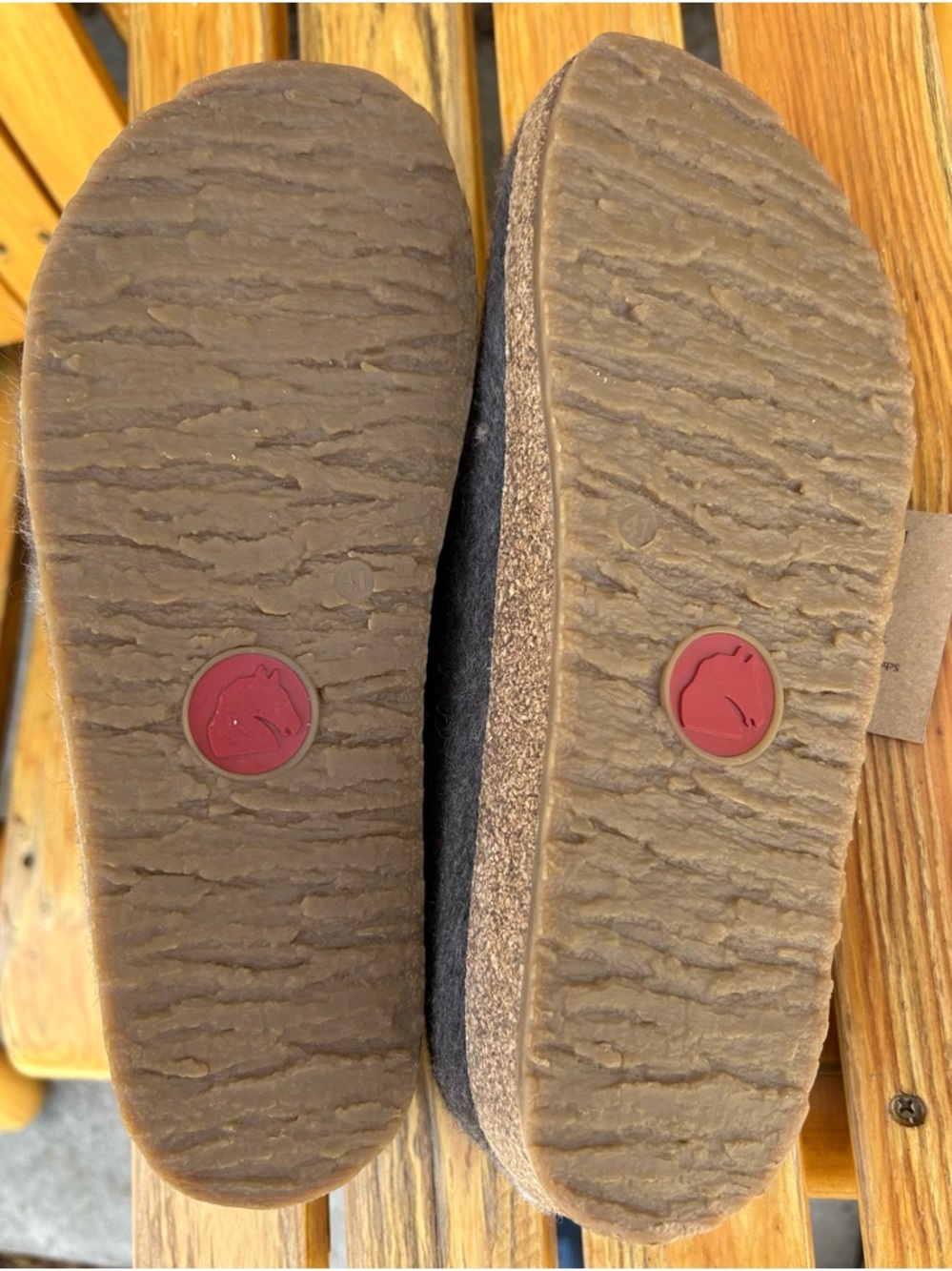 NWT Haflinger Grizzly Faible Wool Clog EU 41 - Picture 7 of 9
